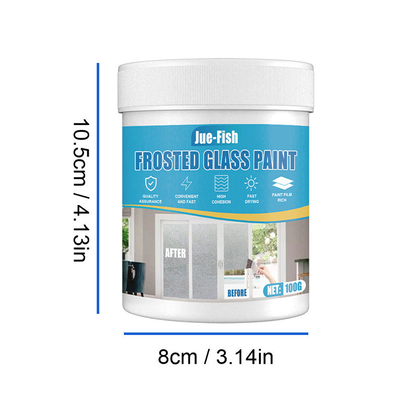 Waterproof Frosted Glass Paint For Doors Windows With Brush