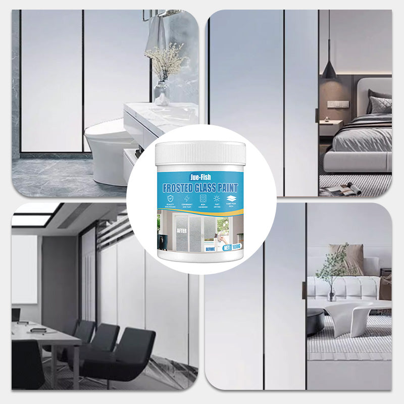 Waterproof Frosted Glass Paint For Doors Windows With Brush