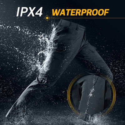 Men's Waterproof Hiking Pants Outdoor Warm Windproof Trousers