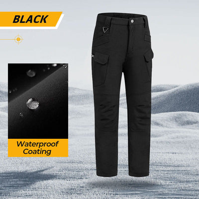 Men's Waterproof Hiking Pants Outdoor Warm Windproof Trousers