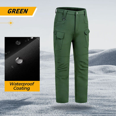 Men's Waterproof Hiking Pants Outdoor Warm Windproof Trousers