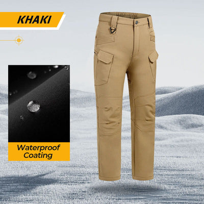 Men's Waterproof Hiking Pants Outdoor Warm Windproof Trousers