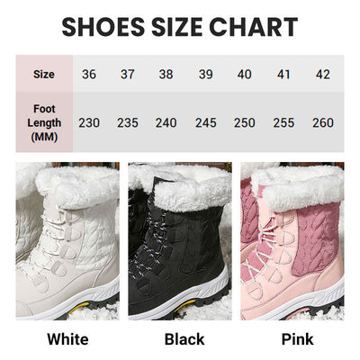 Women’s Waterproof Snow Boots Non Slip Outdoor Winter Footwear