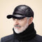 Men's Ear Protection Winter Hat Thick Faux Leather Warm Cap