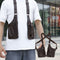 Men's Tactical Bag Anti-Theft Multi-Pocket Double Shoulder Backpack