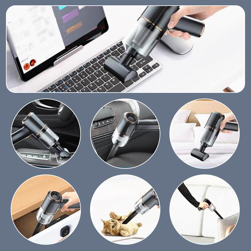 Cordless Handheld Vacuum Cleaner Lightweight Portable Home Car Use