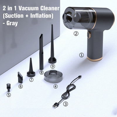 Cordless Handheld Vacuum Cleaner Lightweight Portable Home Car Use