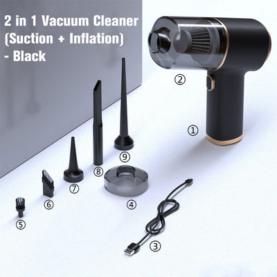 Cordless Handheld Vacuum Cleaner Lightweight Portable Home Car Use