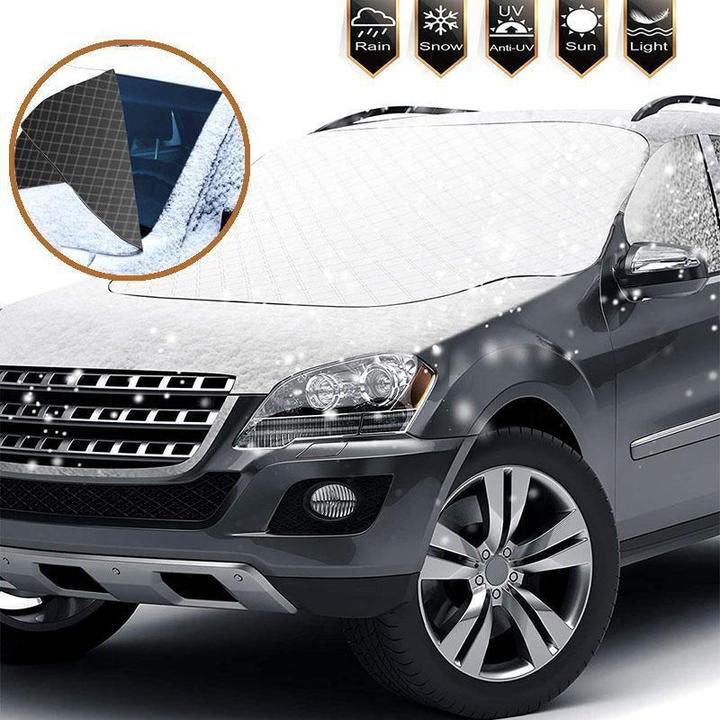 Universal Windshield Snow Cover Protects Against Snow And Sun