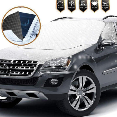 Universal Windshield Snow Cover Protects Against Snow And Sun