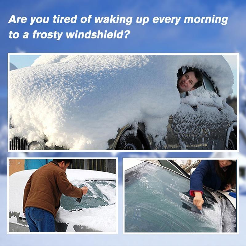 Universal Windshield Snow Cover Protects Against Snow And Sun