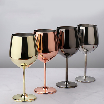 500ML Stainless Steel Wine Glasses Set Durable Elegant Design
