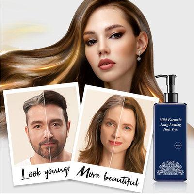 Plant-Based Hair Coloring Cream Mild Gentle Long Lasting Formula