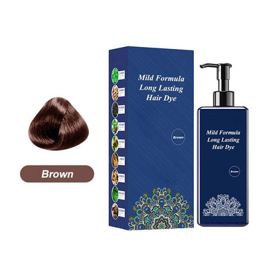 Plant-Based Hair Coloring Cream Mild Gentle Long Lasting Formula