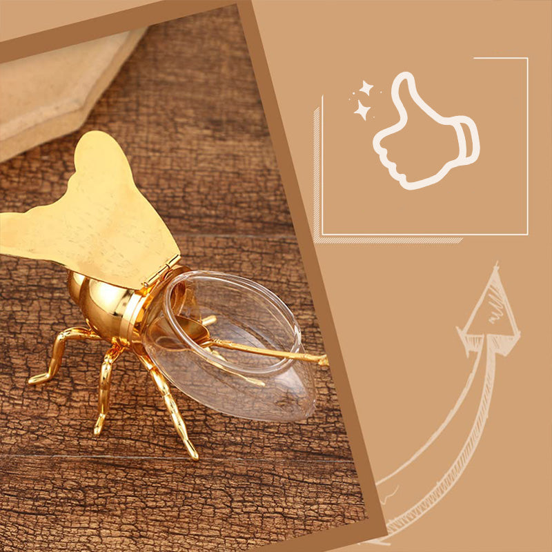 Creative Retro Honey Jar Bee Shape Vintage Style Container