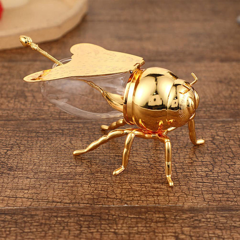 Creative Retro Honey Jar Bee Shape Vintage Style Container