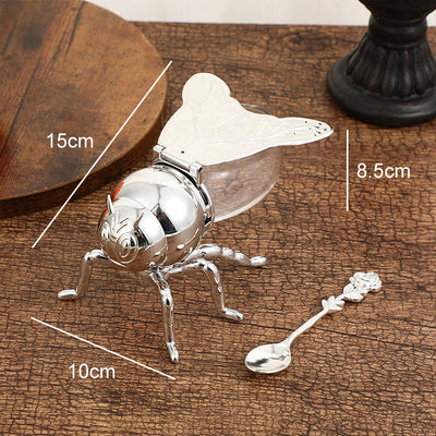Creative Retro Honey Jar Bee Shape Vintage Style Container