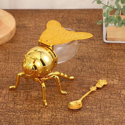 Creative Retro Honey Jar Bee Shape Vintage Style Container