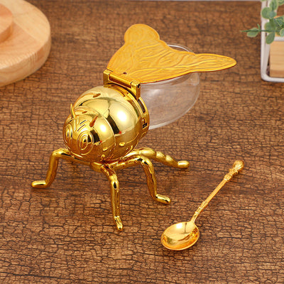 Creative Retro Honey Jar Bee Shape Vintage Style Container