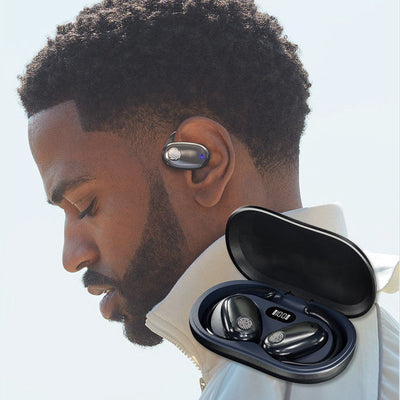 Sporty Bluetooth Earphones With Hanging Ear Design For Active Use
