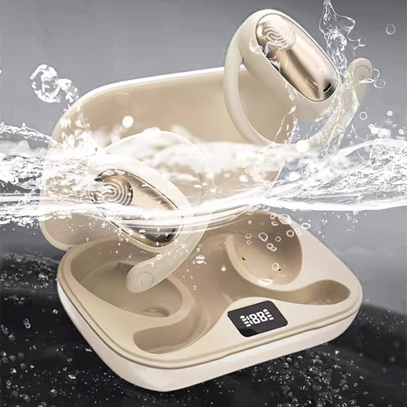 Sporty Bluetooth Earphones With Hanging Ear Design For Active Use