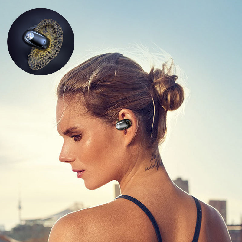 Sporty Bluetooth Earphones With Hanging Ear Design For Active Use