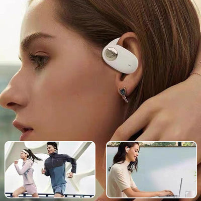 Sporty Bluetooth Earphones With Hanging Ear Design For Active Use