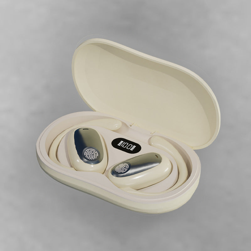 Sporty Bluetooth Earphones With Hanging Ear Design For Active Use