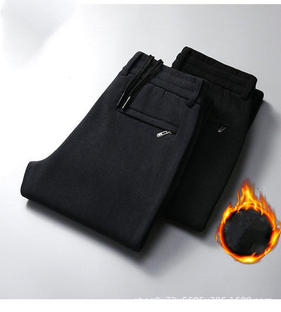Men's Corduroy Casual Pants Straight Fit Comfortable Trousers