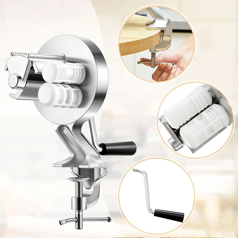 Manual Pasta Machine Durable Stainless Steel Kitchen Tool