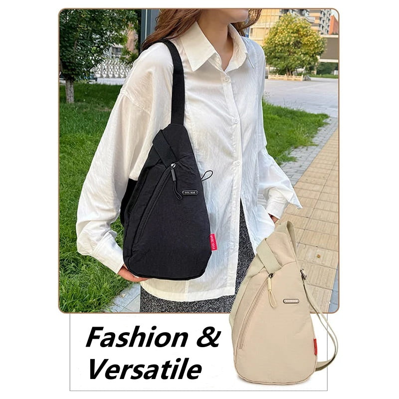 Oxford Sling Bag Adjustable Strap Unisex Stylish Everyday Use