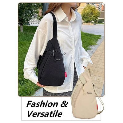 Oxford Sling Bag Adjustable Strap Unisex Stylish Everyday Use