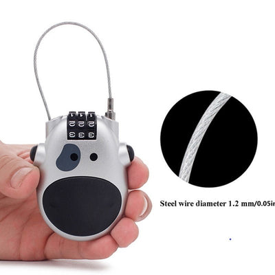 Anti-theft Telescopic Wire Lock Secure Cable Security Lock
