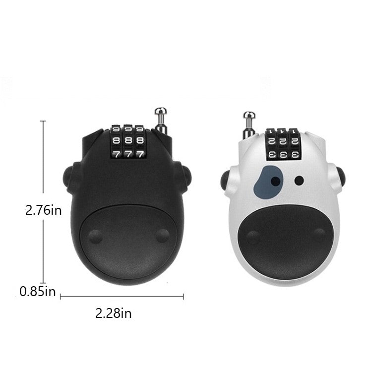 Anti-theft Telescopic Wire Lock Secure Cable Security Lock