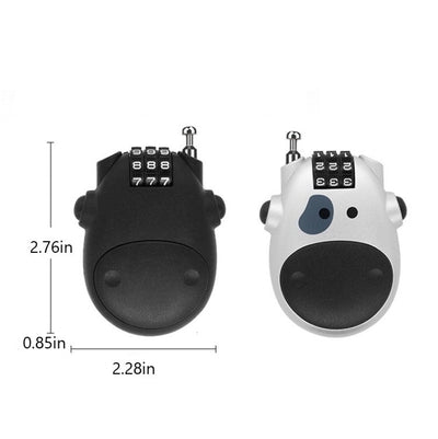 Anti-theft Telescopic Wire Lock Secure Cable Security Lock