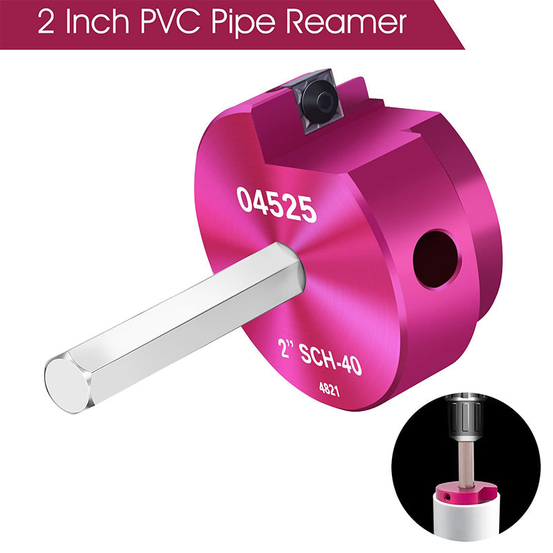PVC Pipe Reamer Tool Kit For Smooth Pipe Preparation And Finishing