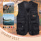 Men's Fishing Vest Outdoor Lightweight With Multiple Pockets
