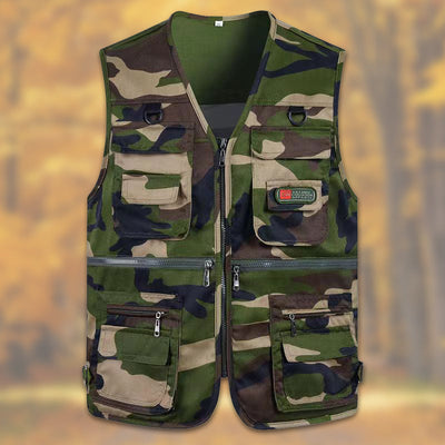 Men's Fishing Vest Outdoor Lightweight With Multiple Pockets
