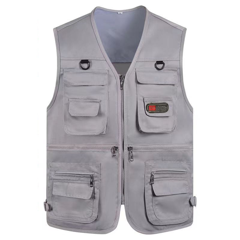 Men's Fishing Vest Outdoor Lightweight With Multiple Pockets
