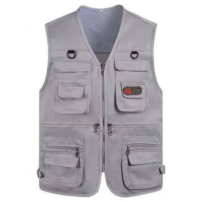 Men's Fishing Vest Outdoor Lightweight With Multiple Pockets