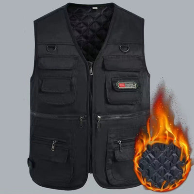 Men's Fishing Vest Outdoor Lightweight With Multiple Pockets