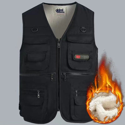 Men's Fishing Vest Outdoor Lightweight With Multiple Pockets