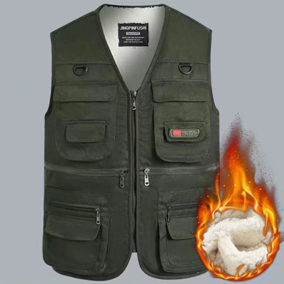 Men's Fishing Vest Outdoor Lightweight With Multiple Pockets