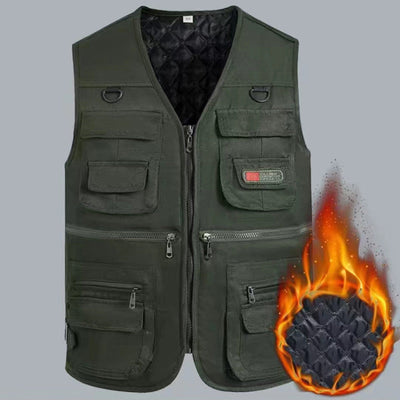 Men's Fishing Vest Outdoor Lightweight With Multiple Pockets