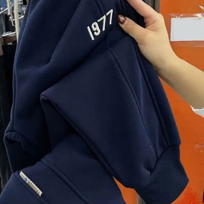 Women's Warm Joggers With Drawstring Waist And Pockets