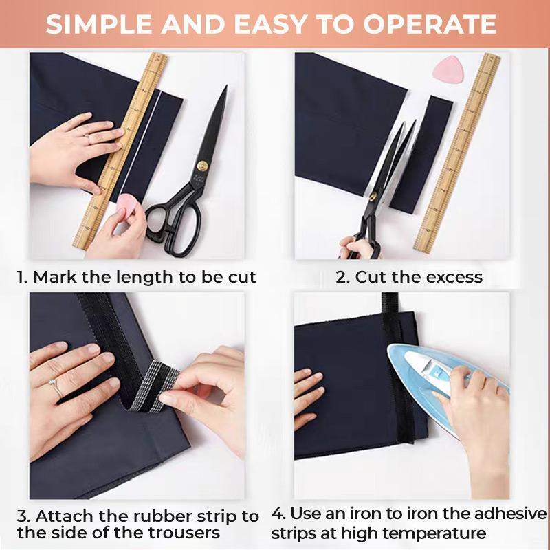 Self-Adhesive Pants Hem Tape For Easy Edge Shortening