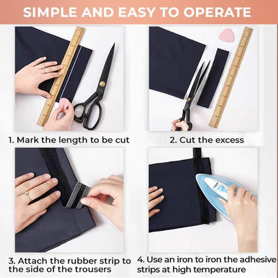 Self-Adhesive Pants Hem Tape For Easy Edge Shortening