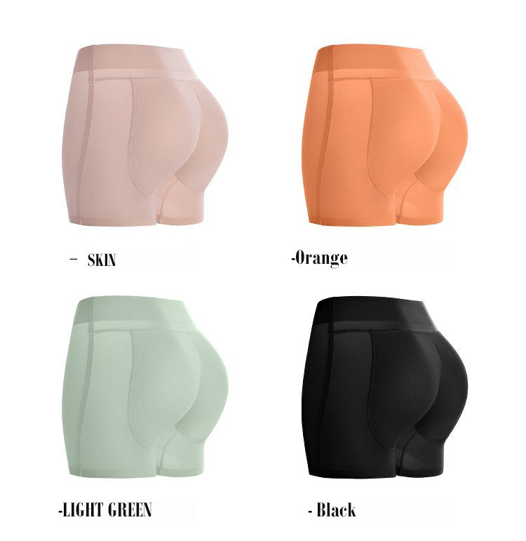 Latex False Buttocks Underwear Square Angle Shaping Briefs