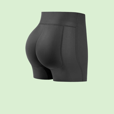 Latex False Buttocks Underwear Square Angle Shaping Briefs