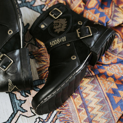 Men's Western Cowboy Leather Boots Classic Stylish Durable Design